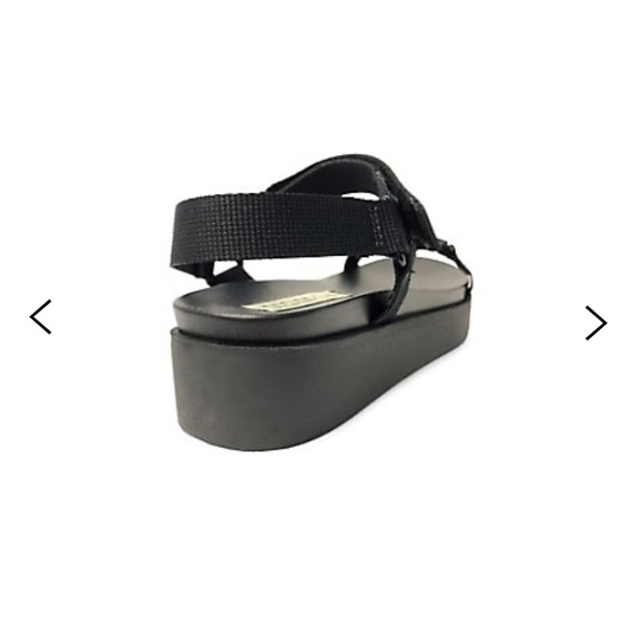 🌿 Black Teva Like Sandals - Picture 3 of 4